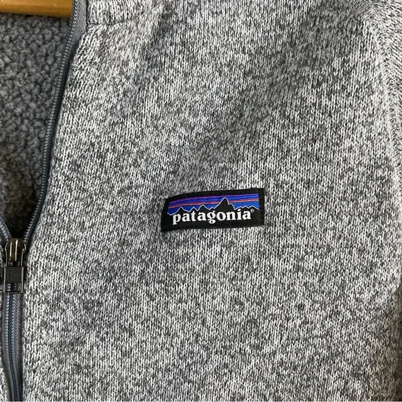 Patagonia Women's Better Sweater® Fleece Jacket Birch White M Zip Up Hoodie - Picture 3 of 6